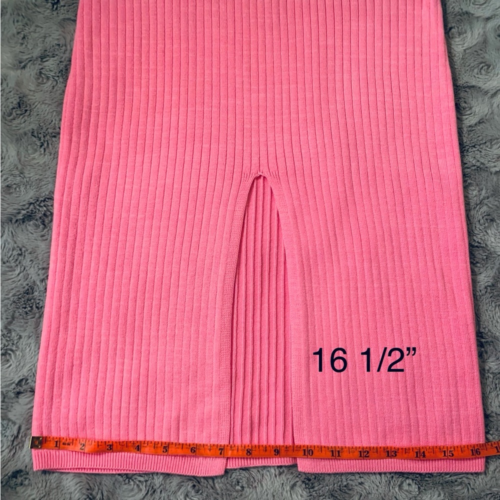 Free People Pink Skyline Midi Skirt • NWT• Size XS - Picture 14 of 15